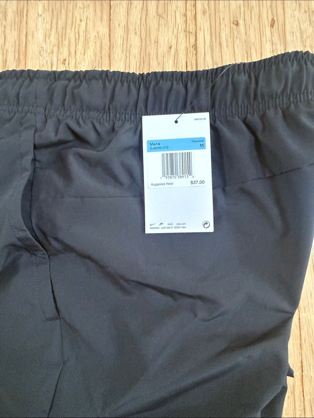 MENS NIKE TEAM DRI-FIT FLEX WOVEN SHORT (WITH POCKETS) Black - Picture 9 of 9